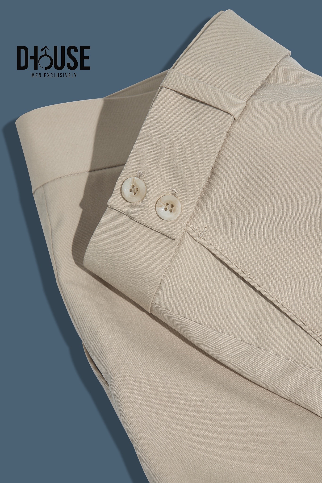 QUẦN SHORTS KEM  - CẠP CAO - QS61